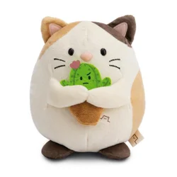 NICI pliš MyMochi Mačka Angy 27 cm s kaktusom