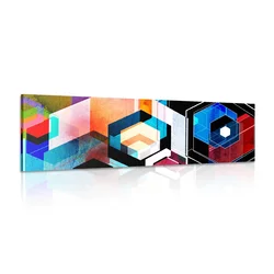 Slika futuristična geometrija - 135x45