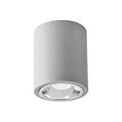 LED RGBW prigušiva spot svetiljka JUPITER 1xE27/6,5W/230V O 9,8 cm siva