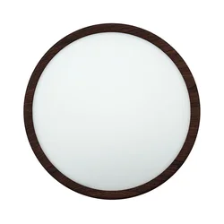 LED plafonsko svetlo LED/24W/230V 3000/4000/6500K, prečnik 30 cm, braon