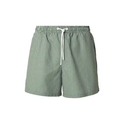 DAN FOX APPAREL Kratke kopalne hlače Juri  zelena