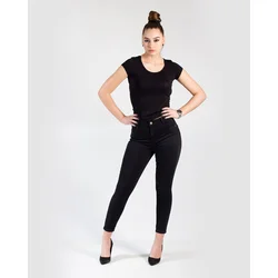 Denistar Ženske farmerke 200-3040, Slim fit, Crne