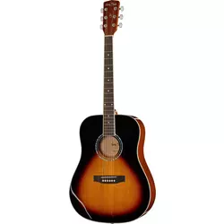 Klasična gitara Harley Benton - D-120VS, smeđa/crna