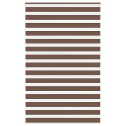 Zebra zavjesa Smeđa 140x230 cm Širina tkanine 135,9 cm Poliester