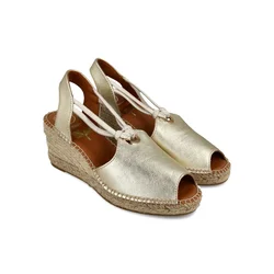 Viguera Ženske espadrile 2143, Zlatne boje