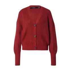 VERO MODA Pletena jopa VMLEA temno rdeča