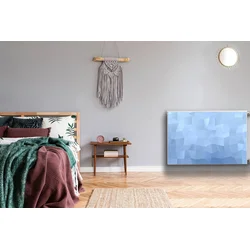 tulup.si Pokrov radiatorja Modra abstrakcija 90x60 cm