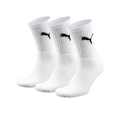 PUMA Športne nogavice črna/bela