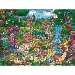Heye puzzle 1500 pcs Triangle Berman Wonderwoods 29792