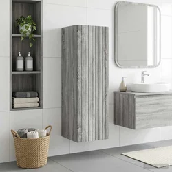 Ormar za Kupaonicu na Zidu Siva Sonoma 33 x 34,5 x 100 cm