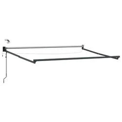 Vidaxl Electric Awning Frame with LED and Wind Sensor 3,5 x 2 m