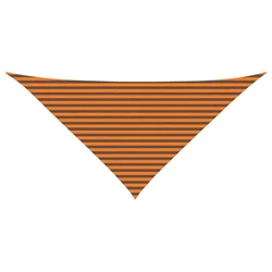 Vidaxl Sončno platno Oranžna in Rjava 4 x 4 x 5,8 m