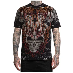Hardcore majica moška - COSMIC INFERNO - AFFLICTION - A26787-BK