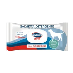 INODORINA Vlažne maramice sa hlorheksidinom za ljubimce Chlorhexidine White Musk 40/1