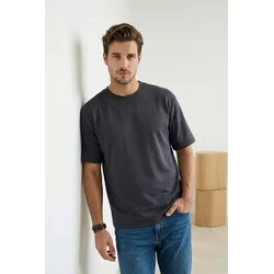 Trendyol Muška majica Tmnss26Ts00007, Plava