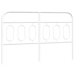 Vidaxl Kovinsko nadomestno vzglavje belo 150 cm