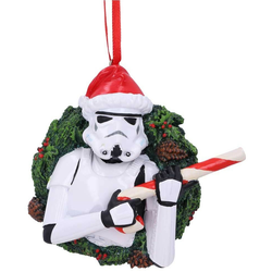 Božićna igračka Nemesis Now Movies: Star Wars - Wreath Stormtrooper, 10 cm