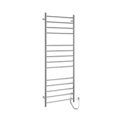 Sapho - Električni sušač peškira REDONDO 130W 150x60 cm sjajni hrom okrugli