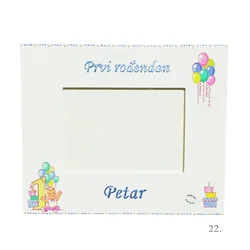 Personalizirani okviri za fotografije – Unikatni poklon za rođenje, krštenje ili rođendan - 22. - 15133