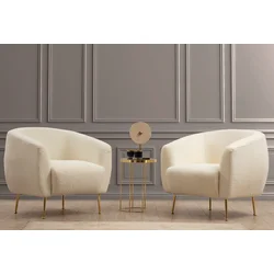 Atelier del Sofa Fotelja Eses 70x82x80cm Krem