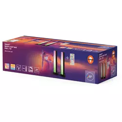 Osram - Komplet 2x LED RGBW prigušiva stona lampa MOOD LIGHT LED/4W/230V Wi-Fi + daljinski upravljač