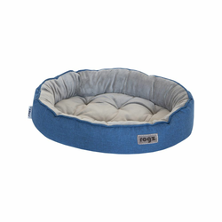 Rogz Ležaj za Mačke Cuddle Oval Pod S 48X35X8 cm CUPS 01 Plavi