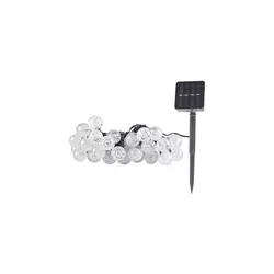 LED Solarni lanac 30xLED/8 funkcija 300 mAh 4,9m IP44 topla bela