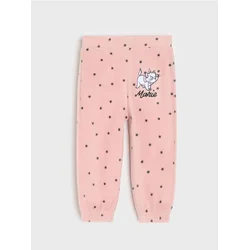Sinsay - Fleecy pantalone sa vezom Marie - aurora roze