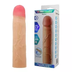 Navlaka za penis Kylian, 19.5cm, Boja kože