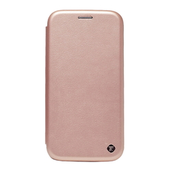 Maska na preklop Teracell Flip Premium za iPhone 13 Pro Max, Roze-zlatna