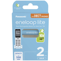 ENELOOP eneloop eneloop lite DECT HR03 micro (AAA)-akumulator NiMH 550 1.2 V 2 kos, (20439563)