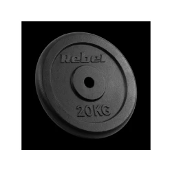 Utežne plošče 20kg, 31mm, REBEL ACTIVE