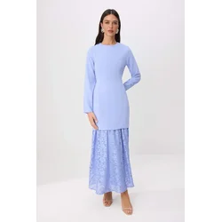 Trendyol Modest Ženska haljina Tctss26Eb00134, Plava