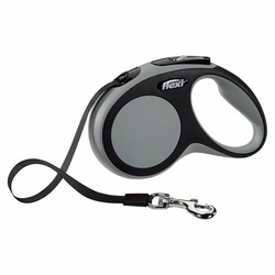 Flexi Povodac New Comfort S Tape 5m - Siva