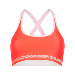 Adam Selman Sport - cross-back sports bra - women - Orange