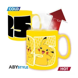 Termosenzitivna skodelica ABYstyle Pokémon Pikachu 25 - 460 ml