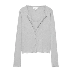 Pull&Bear Pletena jopa siva
