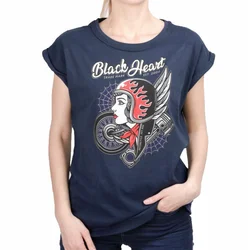 Majica moška - MOTORCYCLE - BLACK HEART - 9175