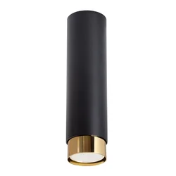 Sollux SL.1411 - Spot svetiljka NERO 1xGU10/10W/230V 22,5 cm crna/zlatna