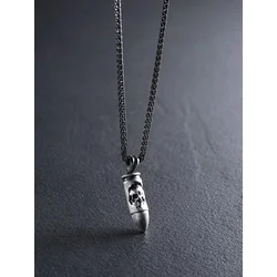 REYTEL Obeski BULLET. MEMENTO MORI srebrna