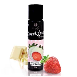Secret play Jestivi lubrikant STRAWBERRY & WHITE CHOCOLATE GEL - SWEET LOVE