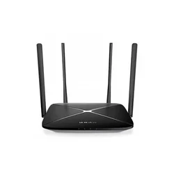 Mercusys AC1200 Dual Band Wireless Router,  867Mbps at 5GHz + 300Mbps at 2.4GHz, 1 10/100/1000M WAN + 3 10/100/1000M LAN, 4 fixed antennas
