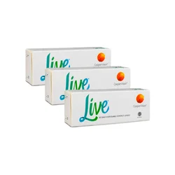 CooperVision Live dnevne (90 leč) Dioptrija: -3, Ukrivljenost: 8.6, Premer: 14