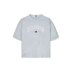 TOMMY HILFIGER Majica marine/svetlo modra/rdeča/bela
