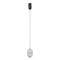 ITALUX PND-34375-1-BK - LED luster na sajli ALANI LED/6W/230V 3000K crna/zlatna