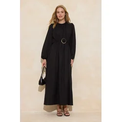Trendyol Modest Ženska haljina Tctss26Eb00009, Crna
