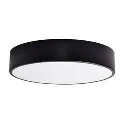 Plafonska svetiljka CLEO 3xE27/24W/230V, prečnik 40 cm, crna