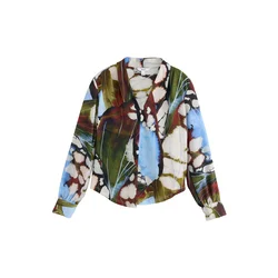 Next Bluza ecru/svetlo modra/oliva/bordo