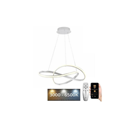 Brilagi-LED prigušiva luster na sajli COSMOWAVE LED/70W/230V 3000-6500K bela + daljinski upravljač