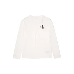 Calvin Klein Jeans Majica črna / bela